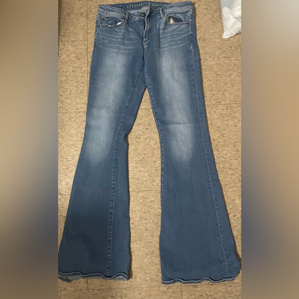 Articles Of Society Light Blue Flare Jeans